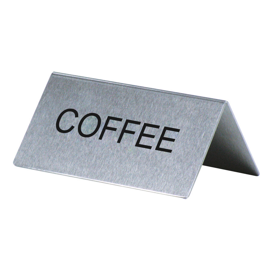 thumbnail image 2 of UNICRAFTALE 8-Piece Stainless Steel Table Tent Signs For Drinks - Double Sided Beverage Labels For Wedding, Buffet, Coffee & Tea Display 2 of 12