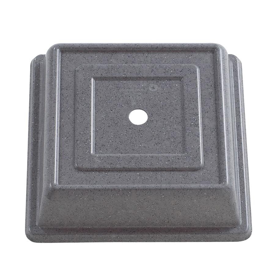 Cambro 978SFVS191 Versa Camcover 10" Granite Gray Square Plate Cover