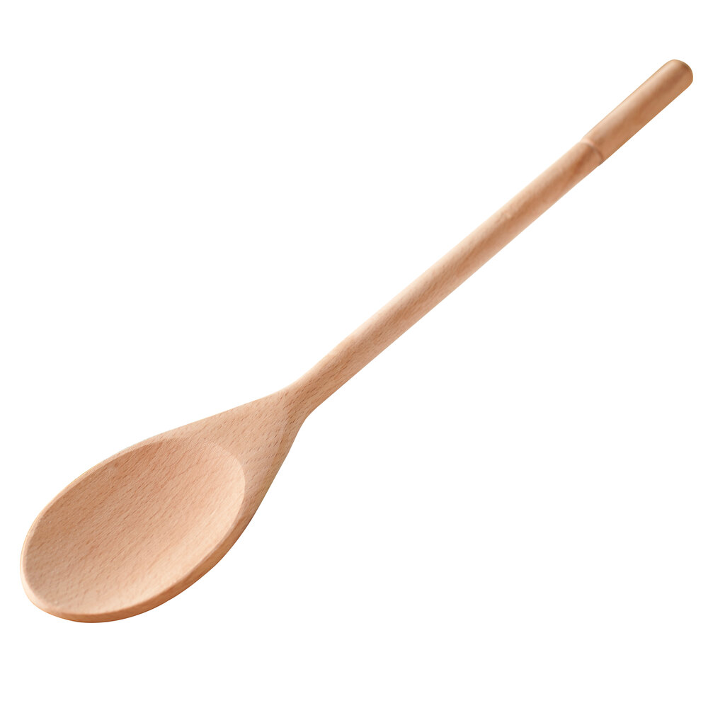 12" Beechwood Wooden Spoon