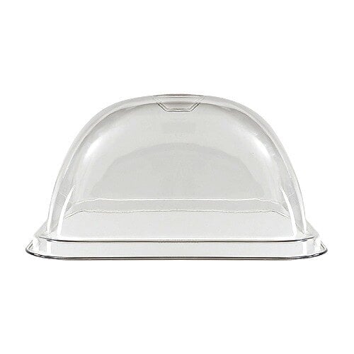 GET HI2012CL Mediterranean Clear Square SAN Plastic Dome Cover for HI