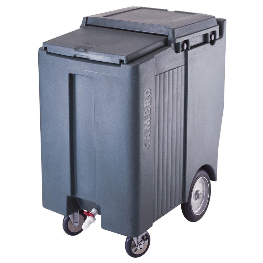 Cambro ICS200TB401 Slate Blue Sliding Lid Portable Ice Bin 200 lb