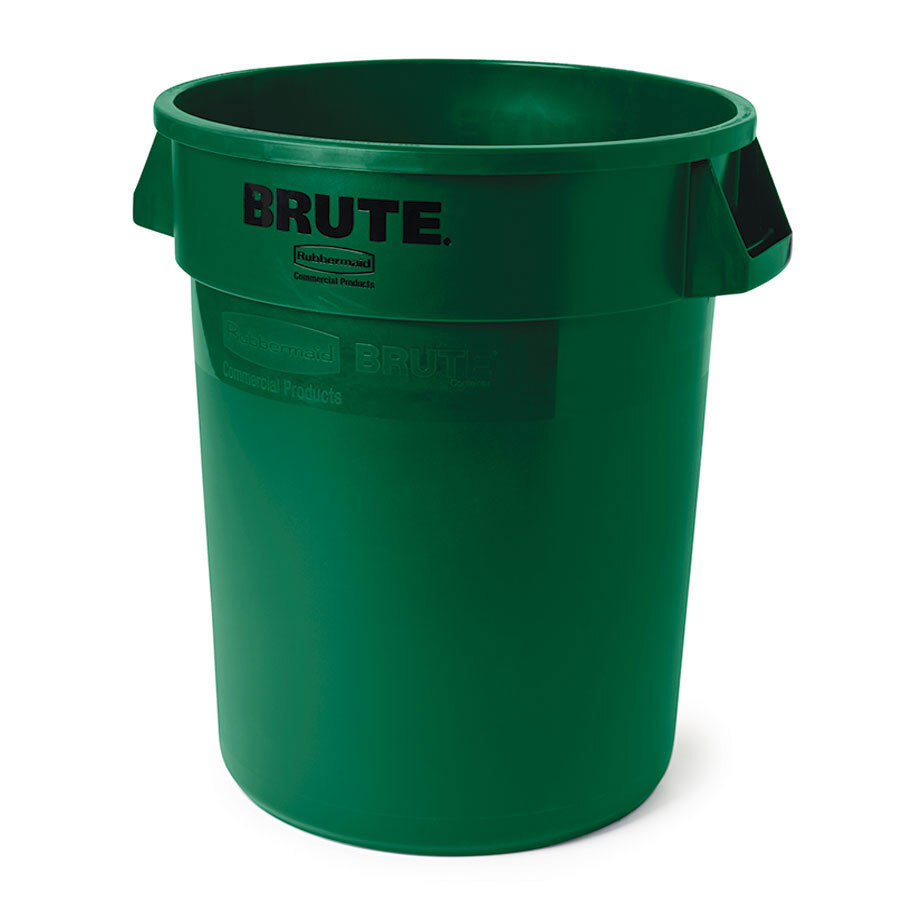 Rubbermaid Fg263200dgrn Brute 32 Gallon Green Trash Can