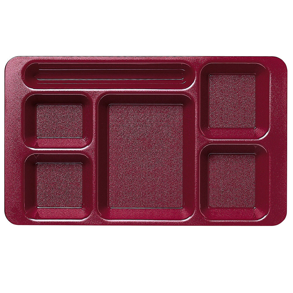 cambro-1596cp416-2-x-2-9-x-15-cranberry-six-compartment-serving