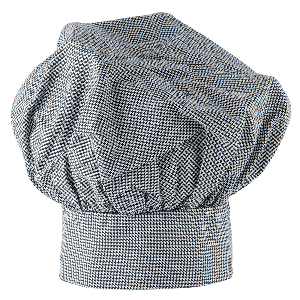 13" Black and White Chef Hat