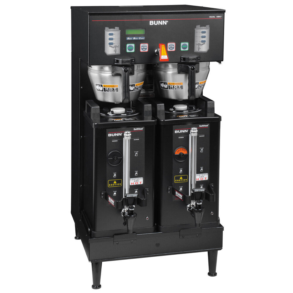 Bunn 33500.0004 BrewWISE Black Dual Soft Heat DBC Brewer 120/240V