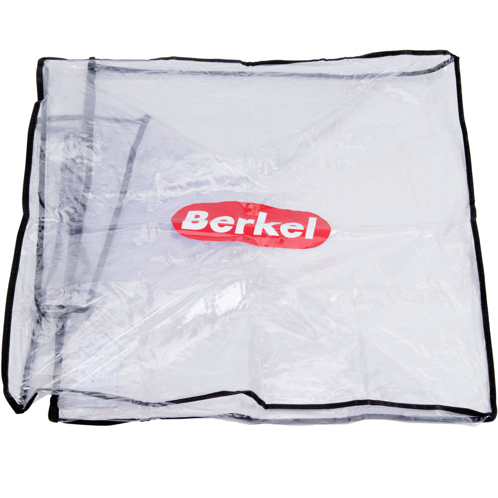 Berkel SLCRCVRLG Clear Vinyl Slicer Cover with Black Border 27" x 23