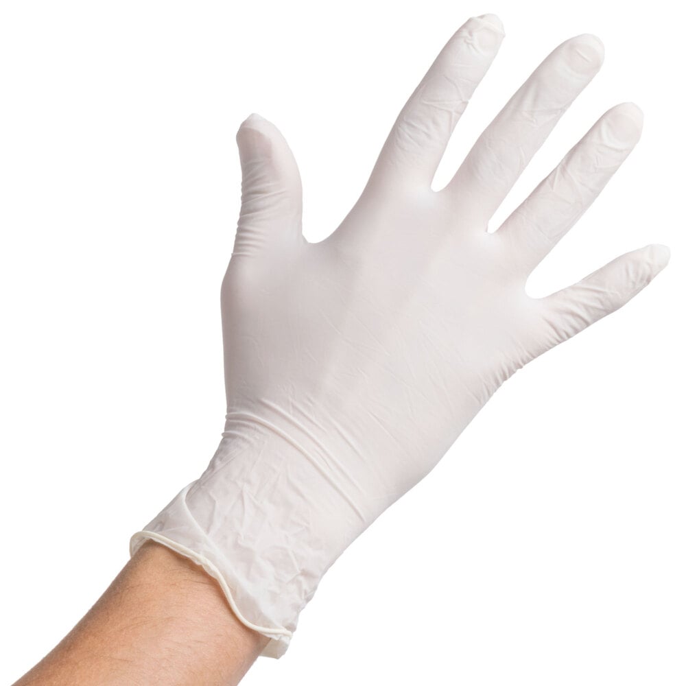 Small Disposable Latex Gloves Powder Free 100 Gloves Per Box