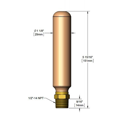 Wasserhammer-Arrestor 1/2 Zoll Edelstahl - Geräuschschutz Für Waschmaschinen