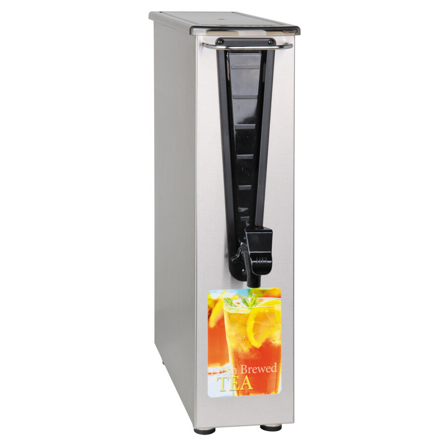 Bunn 43900.0002 TD3TN 3.5 Gallon Narrow Iced Tea Dispenser with Solid Lid