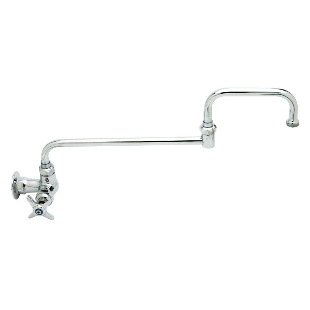 T&S B0260CR177F Wall Mount Single Temperature Faucet with Single
