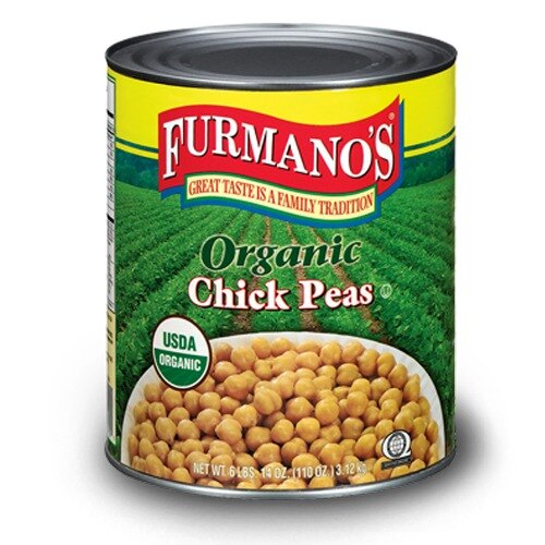 Furmano's Organic Chick Peas (Garbanzo Beans) 10 Can