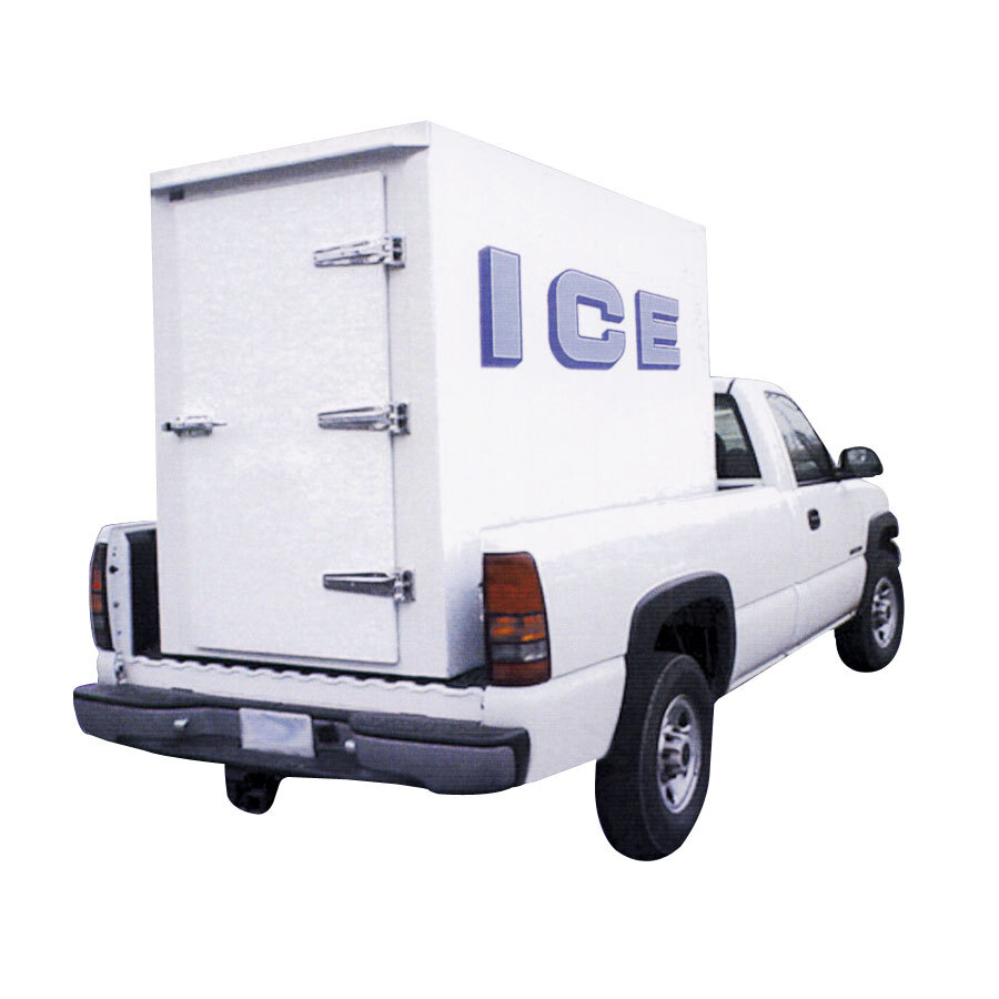 Polar Temp 4X8AD Auto Defrost Refrigerated Ice Transport 140 cu. ft.