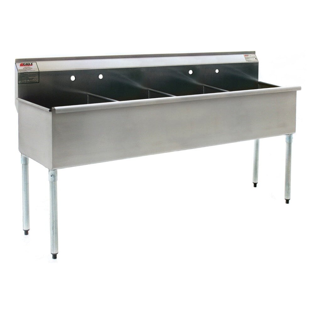 Eagle Group 217241816/3 Four Compartment Stainless Steel Commercial