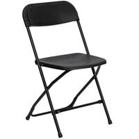 Flash Furniture LE-L-3-BK-GG Black Folding Chair