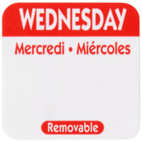 Daymark MoveMark Day Of The Week Removable Label - Wednesday, 1 X 2 Inch -- 12 Rolls Per Case - View #10