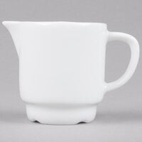 Arcoroc R0817 Candour 3.5 oz. White Stackable Porcelain Creamer by Arc Cardinal - 16/Case