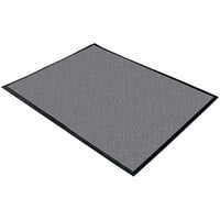 Cactus Mat 1470M-48 Gray Washable Rubber-Backed Carpet - 4' x 8'
