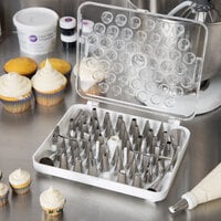 Ateco 783 55-Piece Stainless Steel Piping Tip Decorating Set