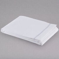 Oxford T200 Superblend Full Size Flat Sheet, 81" x 108" - 12/Case