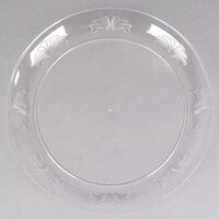 WNA Comet DWP10144C 10 1/4 inch Clear Plastic Designerware Plate - 18/Pack