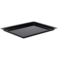Cal-Mil 325-13-13 13 inch x 18 inch Shallow Black Bakery Tray