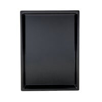 Cal-Mil 325-13-13 13 inch x 18 inch Shallow Black Bakery Tray