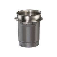 Hatco HWB-4QTD 4 Qt. Single Drop In Round Heated Soup Well with Drain - 240V
