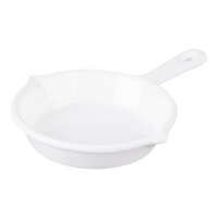 TableCraft CW1980W 6 1/8" White Cast Aluminum Fry Pan