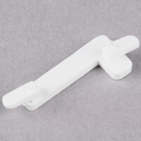 3/4 inch White Molded Plastic Number 7 Deli Tag Insert - 50/Set