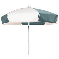 Cambro 14321 Green and White Replacement Umbrella for CVC55 Camcruiser