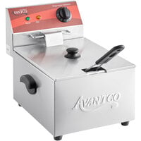 Avantco F100 10 lb. Electric Countertop Fryer - 120V, 1750W
