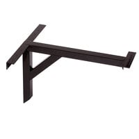 BFM Seating 33" Black Cantilever Tabletop Bracket