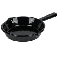 Tablecraft CW1970MBS 7 inch Midnight with Blue Speckle Cast Aluminum Fry Pan