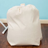 28 inch x 36 inch Cotton Laundry Bag with Drawstring