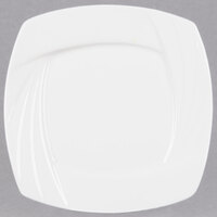 CAC GAD-SQ8 Garden State 8 1/2" Bone White Square Porcelain Plate - 24/Case