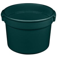 Tablecraft CW1310HGN 11 Qt. Hunter Green Cast Aluminum Bain Marie Soup Bowl