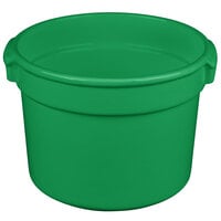 Tablecraft CW1310GN 11 Qt. Green Cast Aluminum Bain Marie Soup Bowl