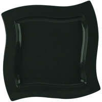Tablecraft CW3650BKGS 13" Square Black with Green Speckle Cast Aluminum Euro Platter