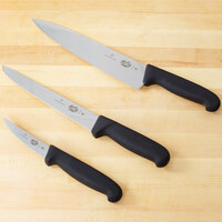 Victorinox 5.1053.3-X1 3 Piece Fibrox Handle Chef Knife Set