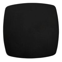 CAC R-FS6BK Clinton Color Square Flat Plate 6 7/8" - Black - 36/Case