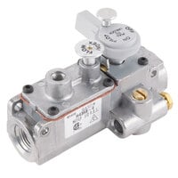Manifold Gas Valve; Natural Gas / Liquid Propane; 3/8 inch Gas In / Out; 1/4 inch Pilot In / Out