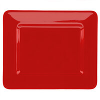 GET ML-11-RSP Red Sensation 12 inch x 10 inch Rectangular Deep Plate - 12/Case
