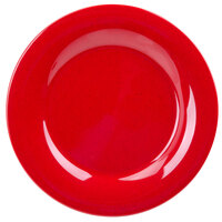 GET WP-10-RSP Red Sensation 10 1/2 inch Wide Rim Plate - 12/Case