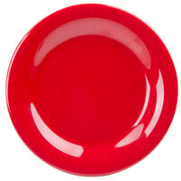 GET WP-6-RSP Red Sensation 6 1/2 inch Wide Rim Plate - 48/Case