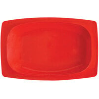 GET OP-118-RSP Red Sensation 12 1/4 inch x 8 inch Oval Platter - 12/Case