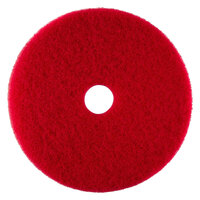 Scrubble by ACS 51-6 1/2 Type 55 6 1/2" Red Buffing Floor Pad - Type 55 - 10/Case