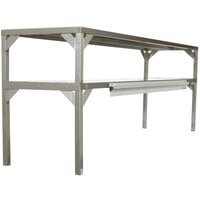 Delfield AS000DAQS-003R Stainless Steel Double Overshelf - 32 inch x 16 inch