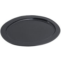 Bon Chef 2045 20" x 14" Black Sandstone Finish Cast Aluminum Oval Platter