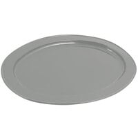 Bon Chef 2045 20" x 14" Platinum Gray Sandstone Finish Cast Aluminum Oval Platter