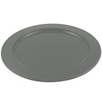 Bon Chef 2048 16" Platinum Gray Sandstone Finish Cast Aluminum Round Platter
